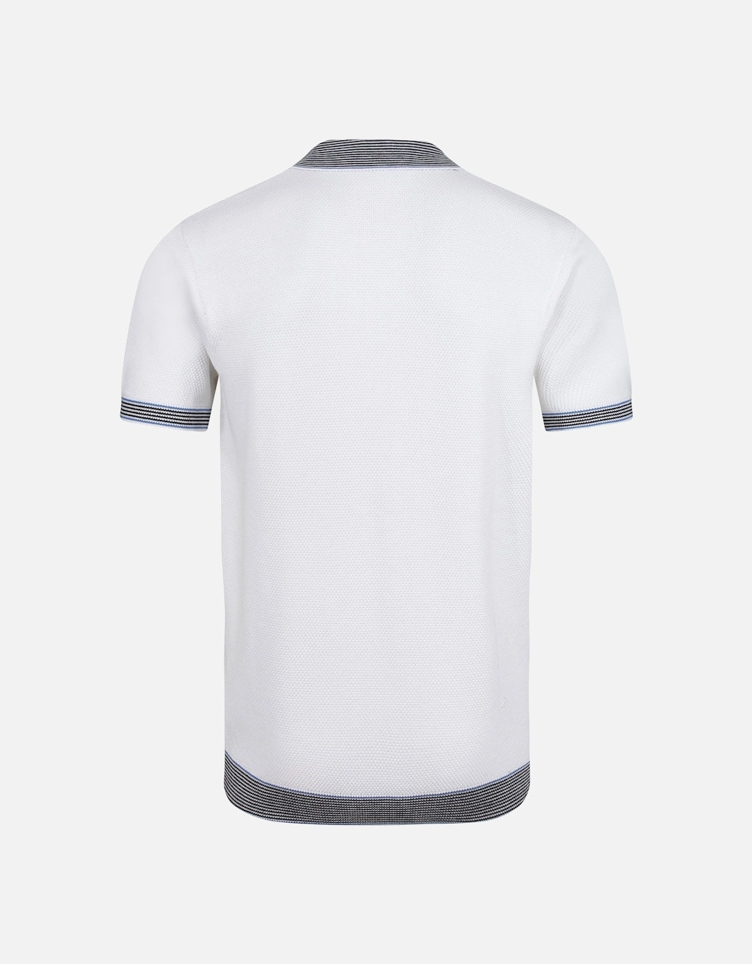 Dicaprio Knitted Polo Shirt | White