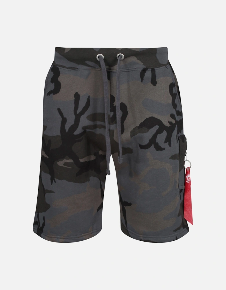 X-Fit Cargo Camo Shorts | Black Camo