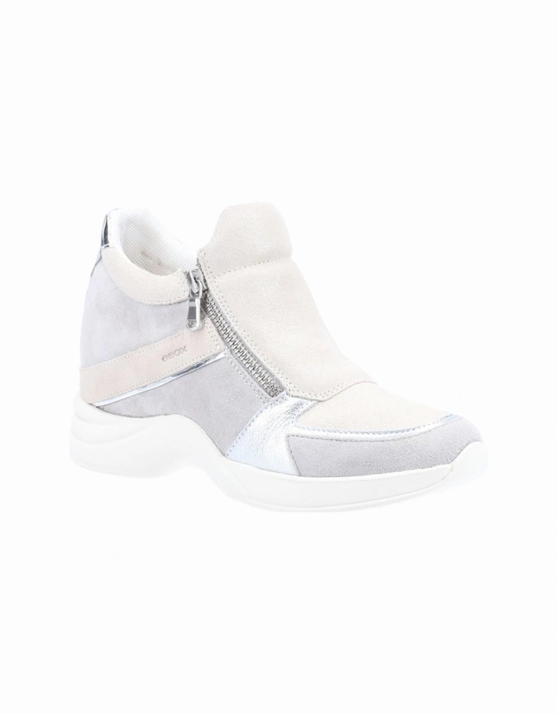 Womens/Ladies Armonica Leather Trainers