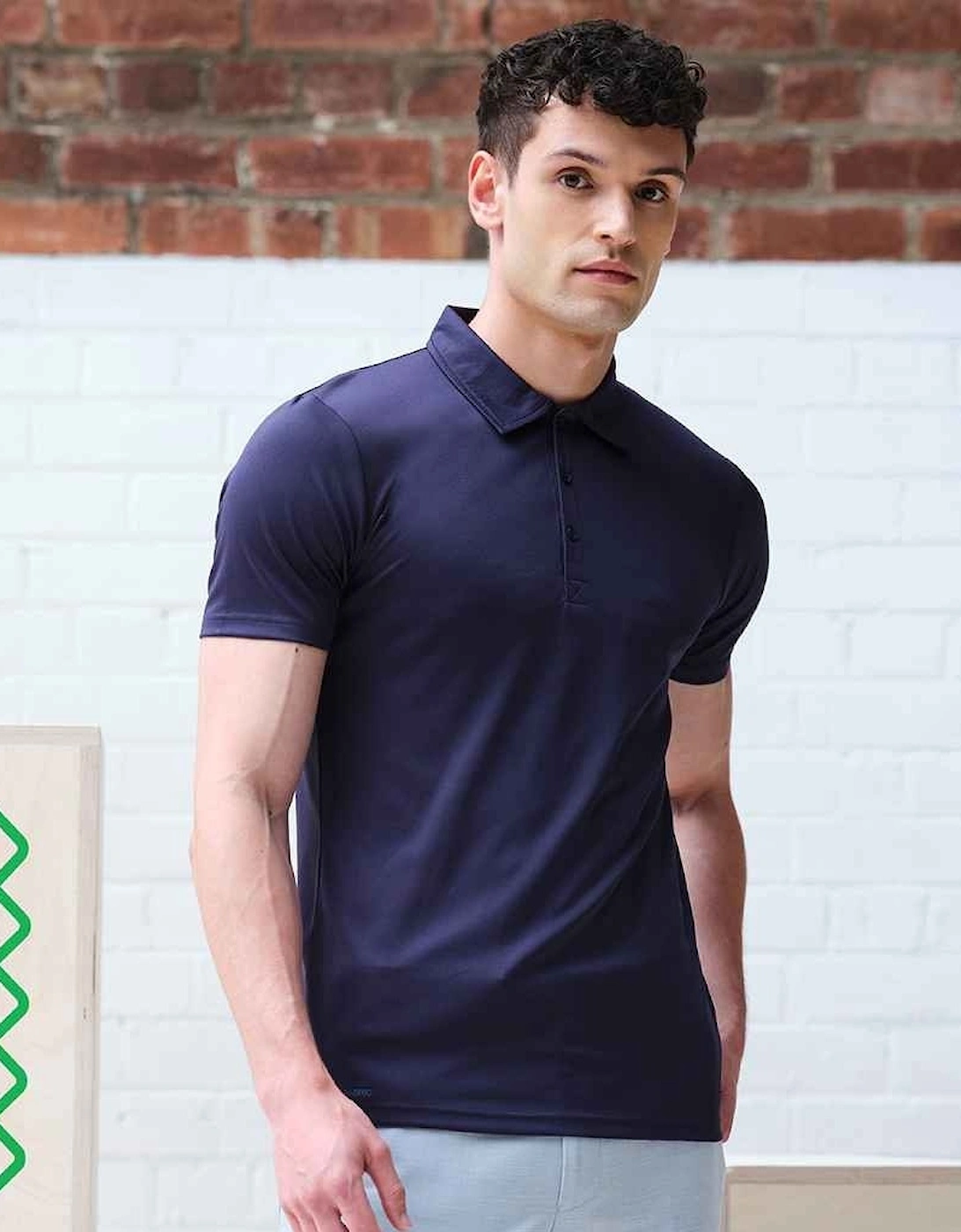 Mens Honestly Made Recycled Polo Shirt