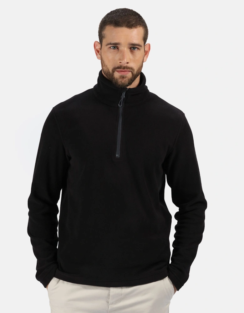 Mens Honestly Made Recycled Half Zip Fleece