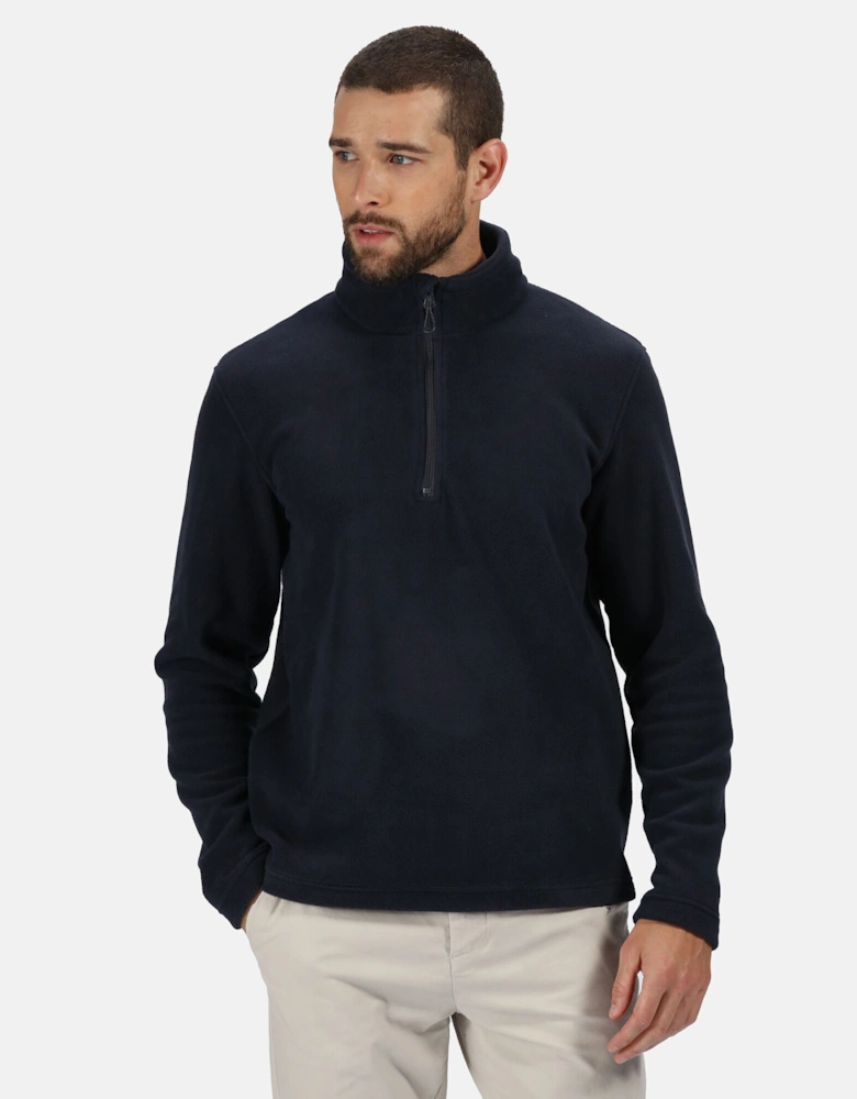 Mens Honestly Made Recycled Half Zip Fleece