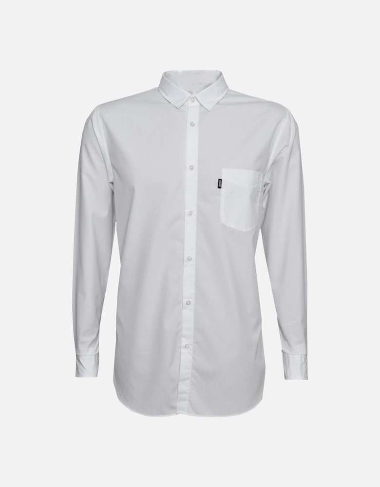 Men's Magneton White Long Sleeved Shirt