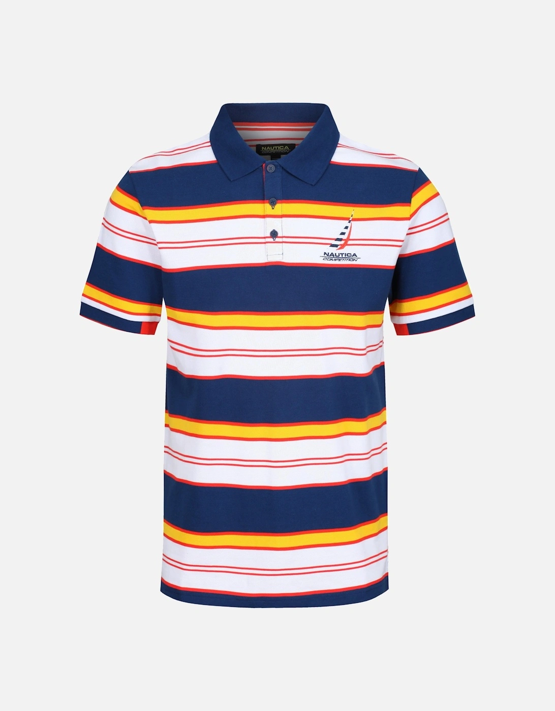 Afterdeck Striped Polo Shirt | Navy, 4 of 3