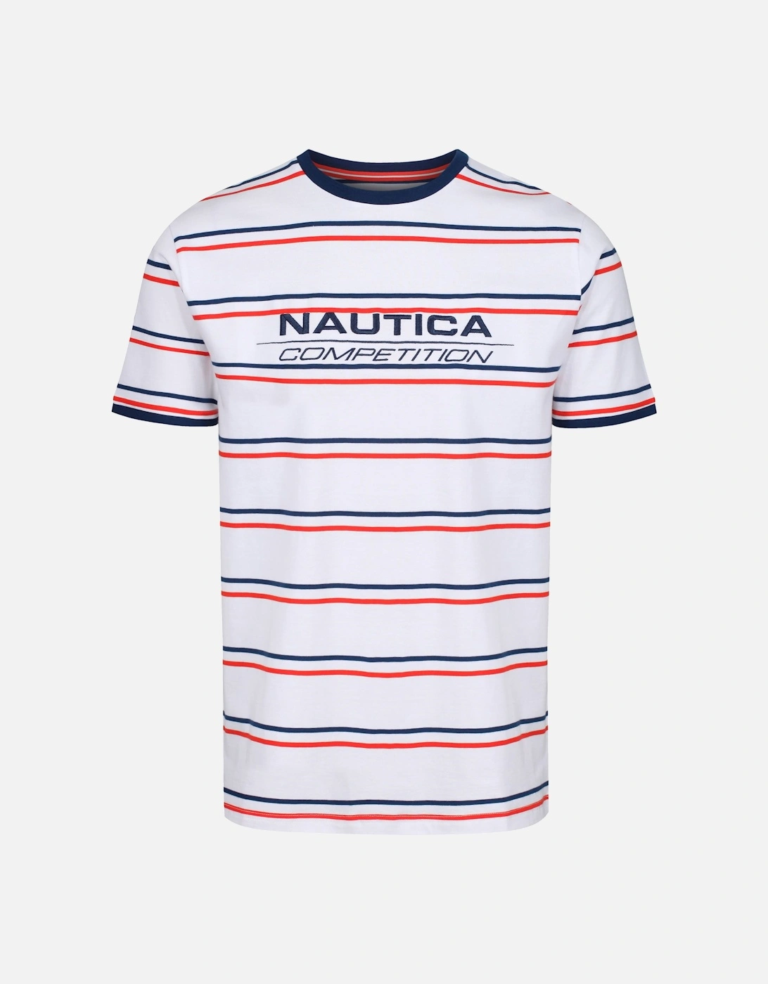 Columbus Striped T-Shirt | White, 4 of 3