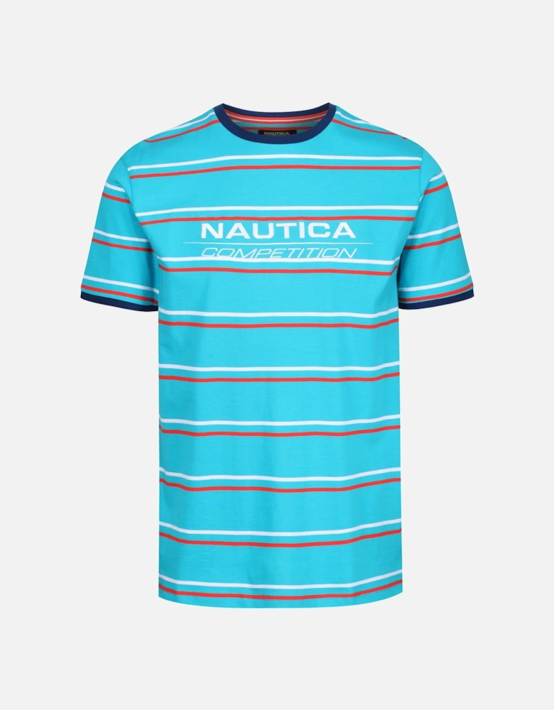 Columbus Striped T-Shirt | Blue