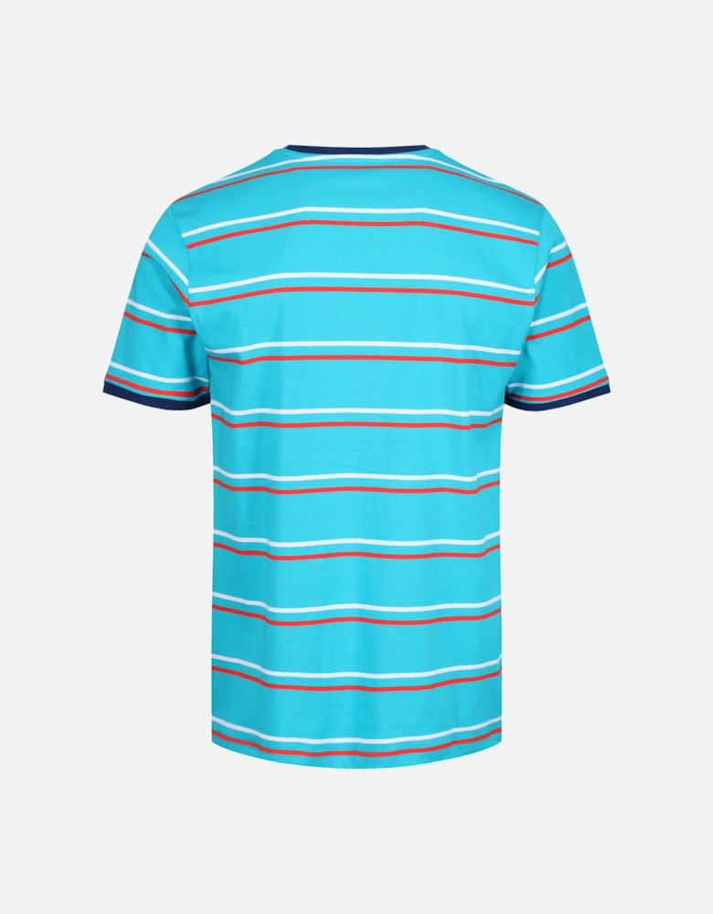 Columbus Striped T-Shirt | Blue