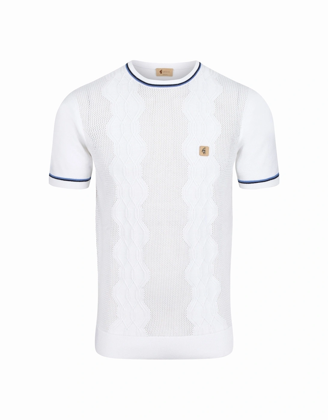 Newman Knitted T-Shirt | White, 4 of 3