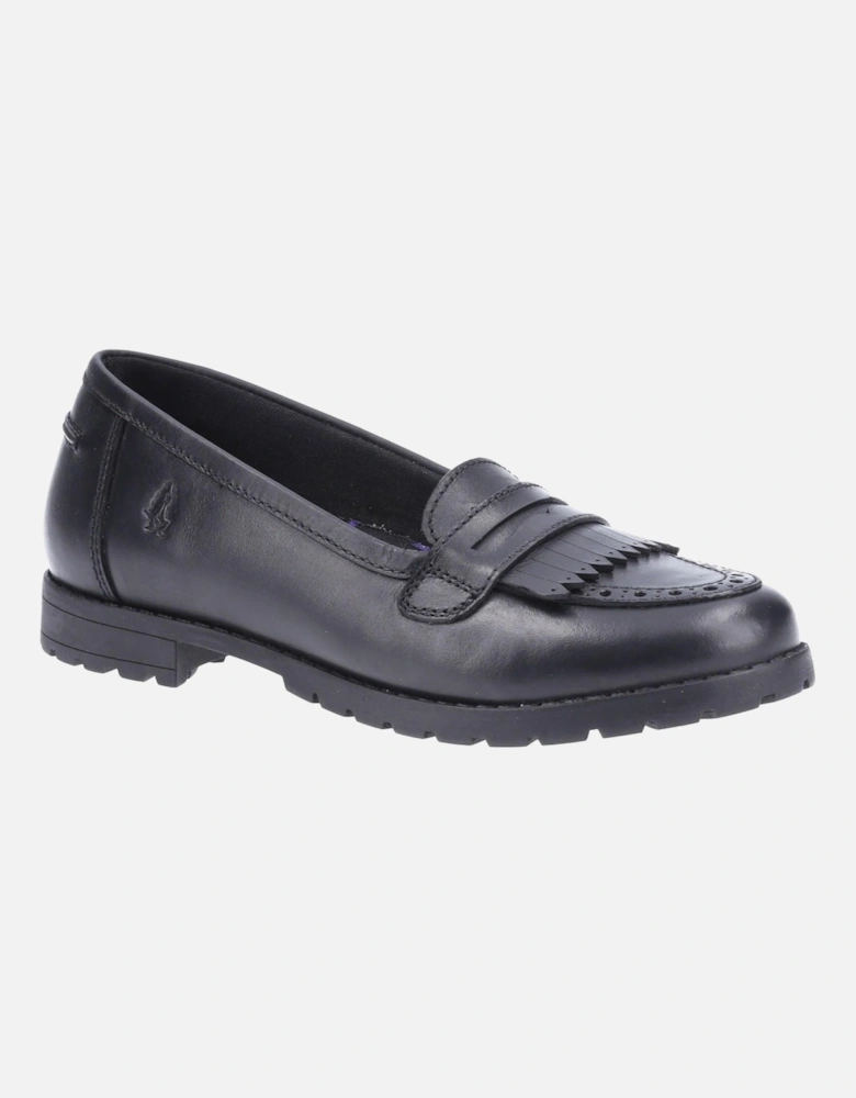 Girls Emer Leather School Shoes