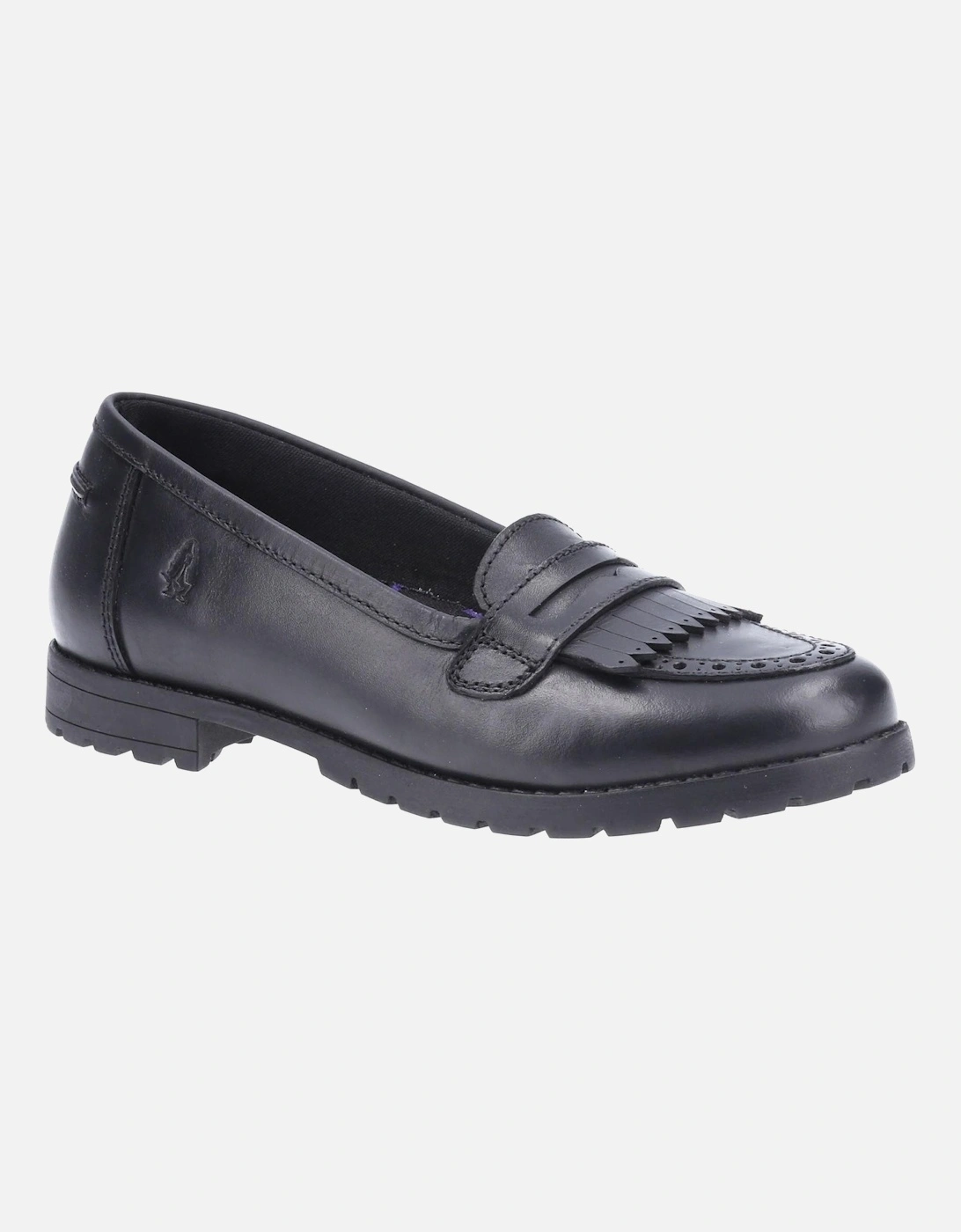 Girls Emer Leather School Shoes, 5 of 4
