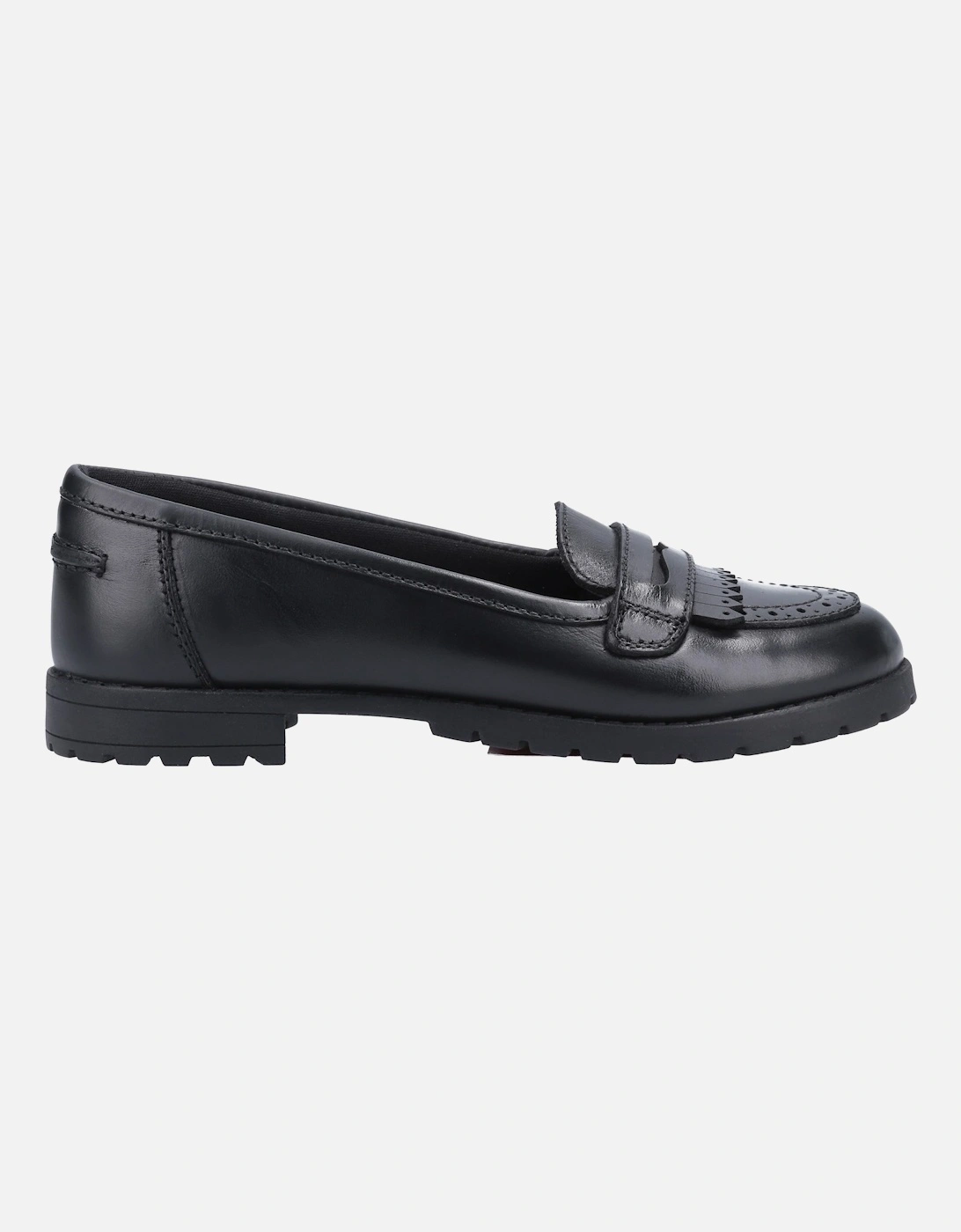 Girls Emer Leather School Shoes