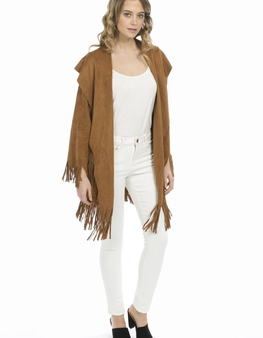 Mocha Faux Suede Jacket