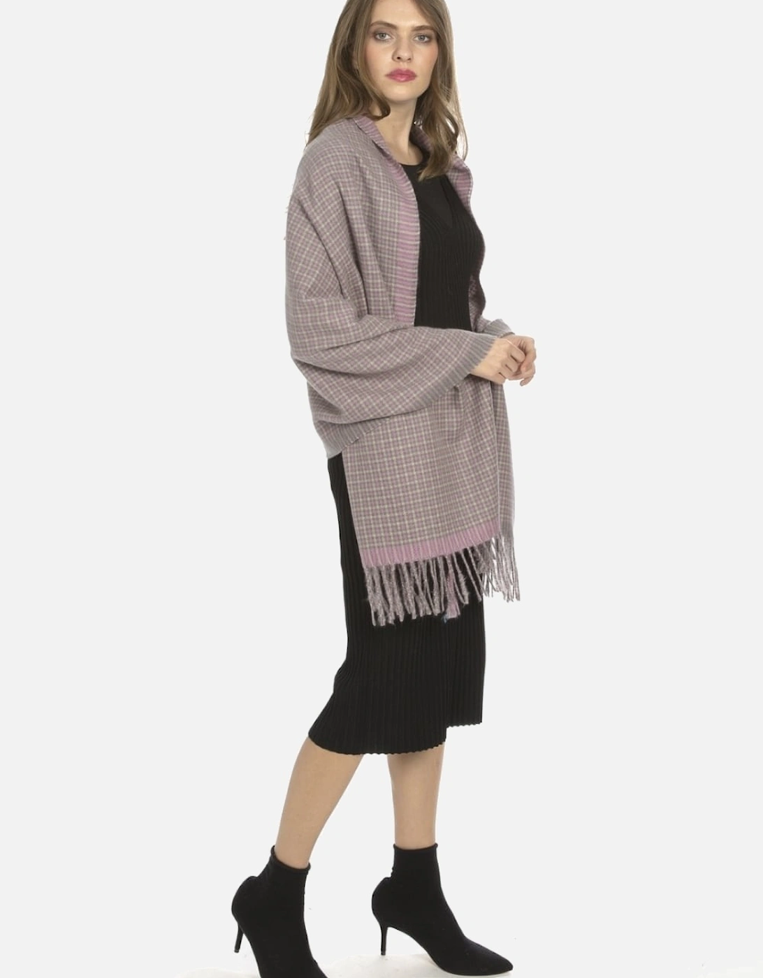 Pink Cashmere Blend Wrap, 3 of 2