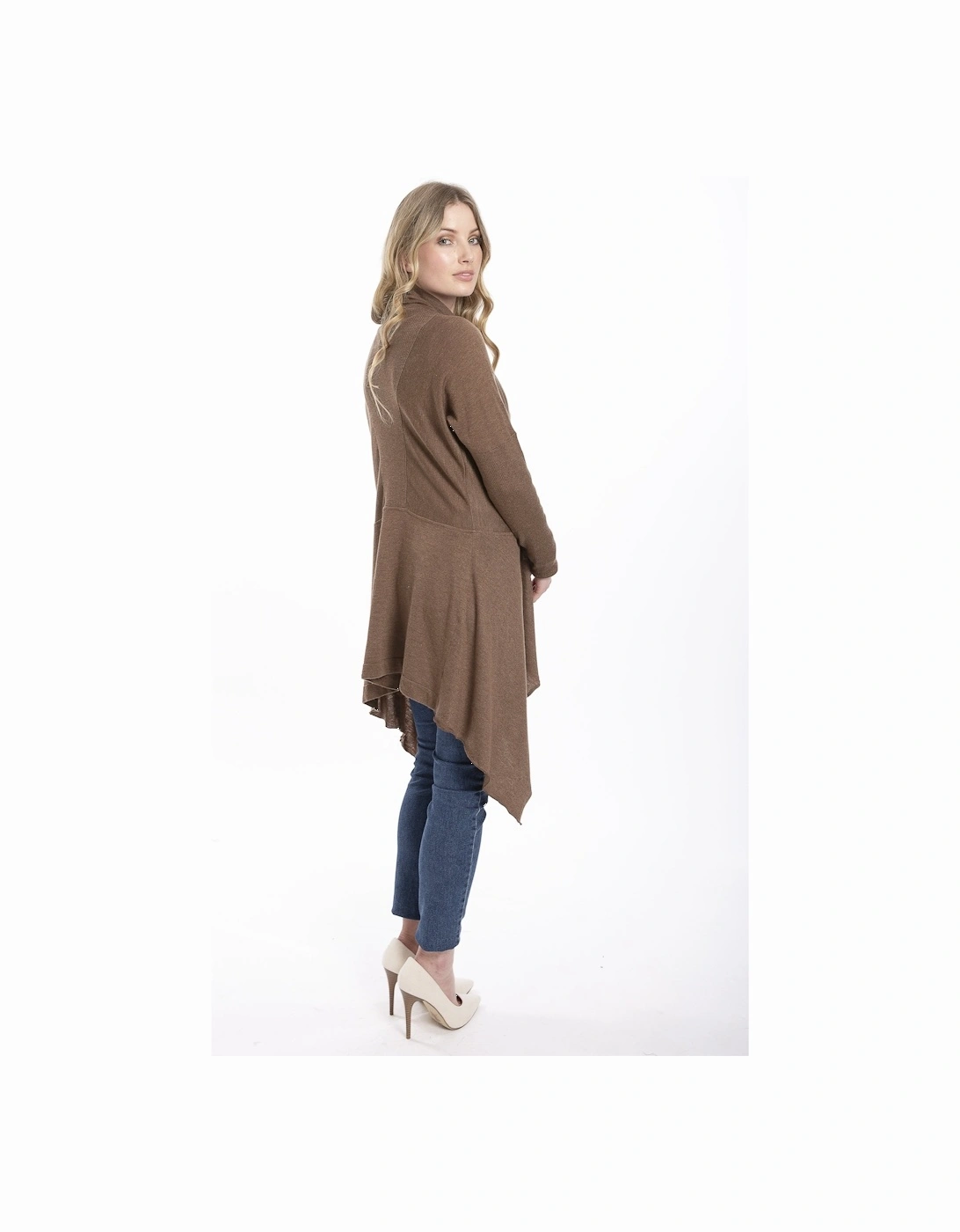 Mocha Cashmere Cardigan