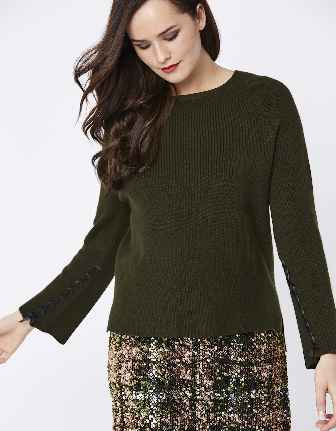 Green Wool Blend Knit Jumper, 5 of 4