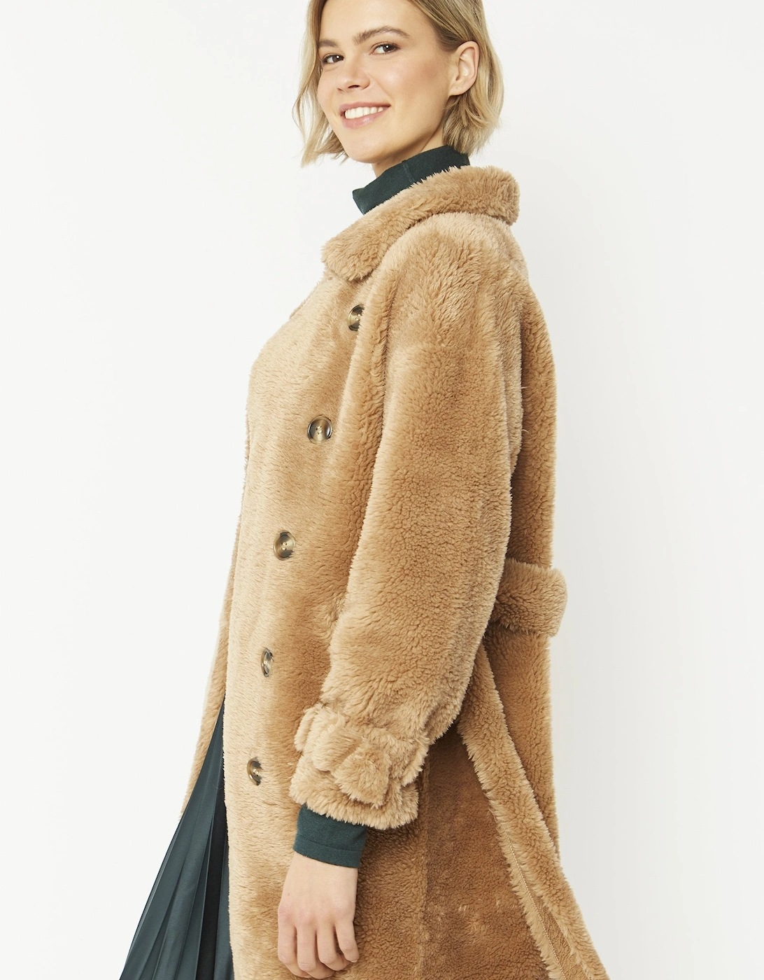 Mocha Faux Fur Coat