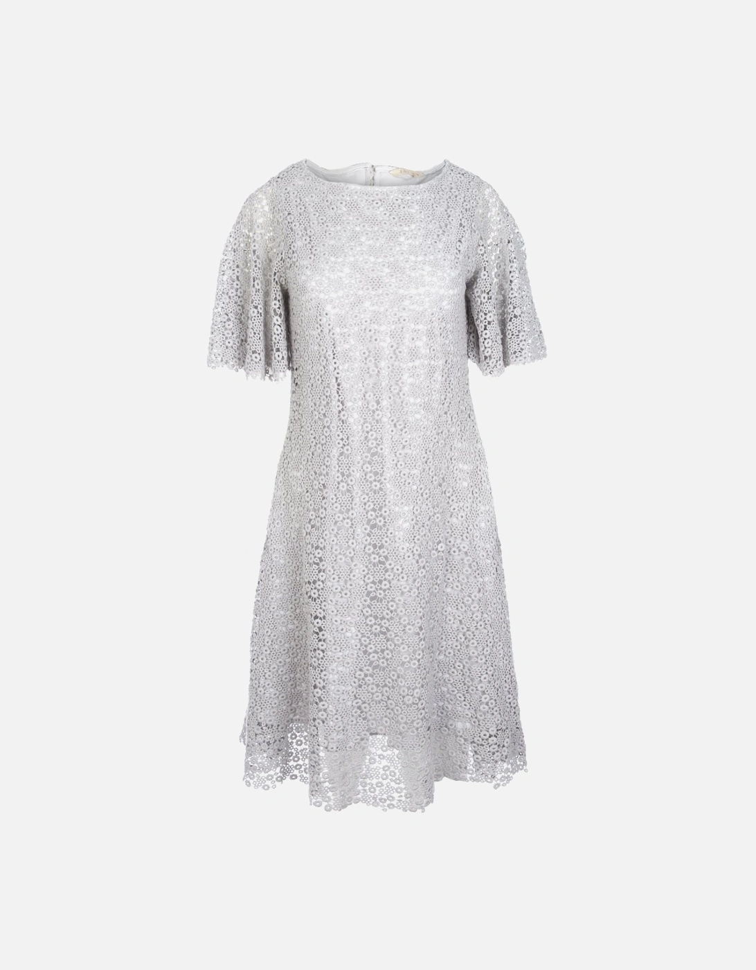 Grey Vintage Lace Dress