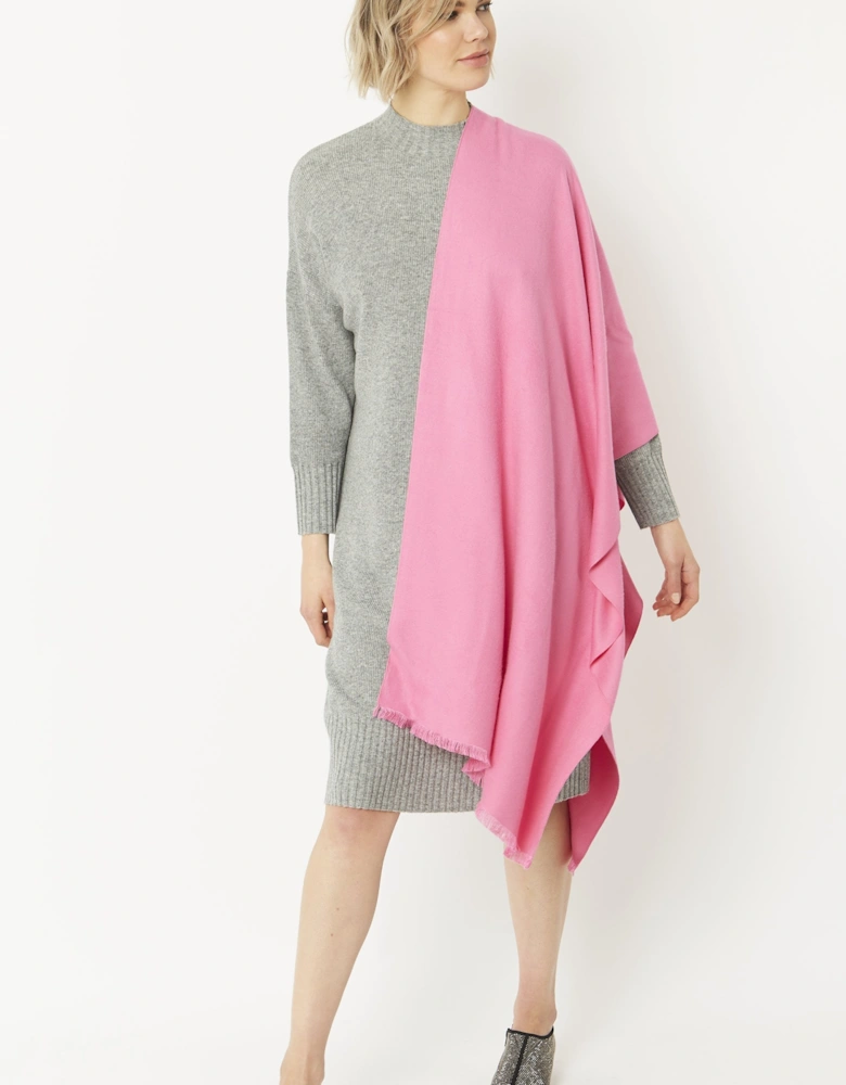 Pink Cashmere Blend Wrap