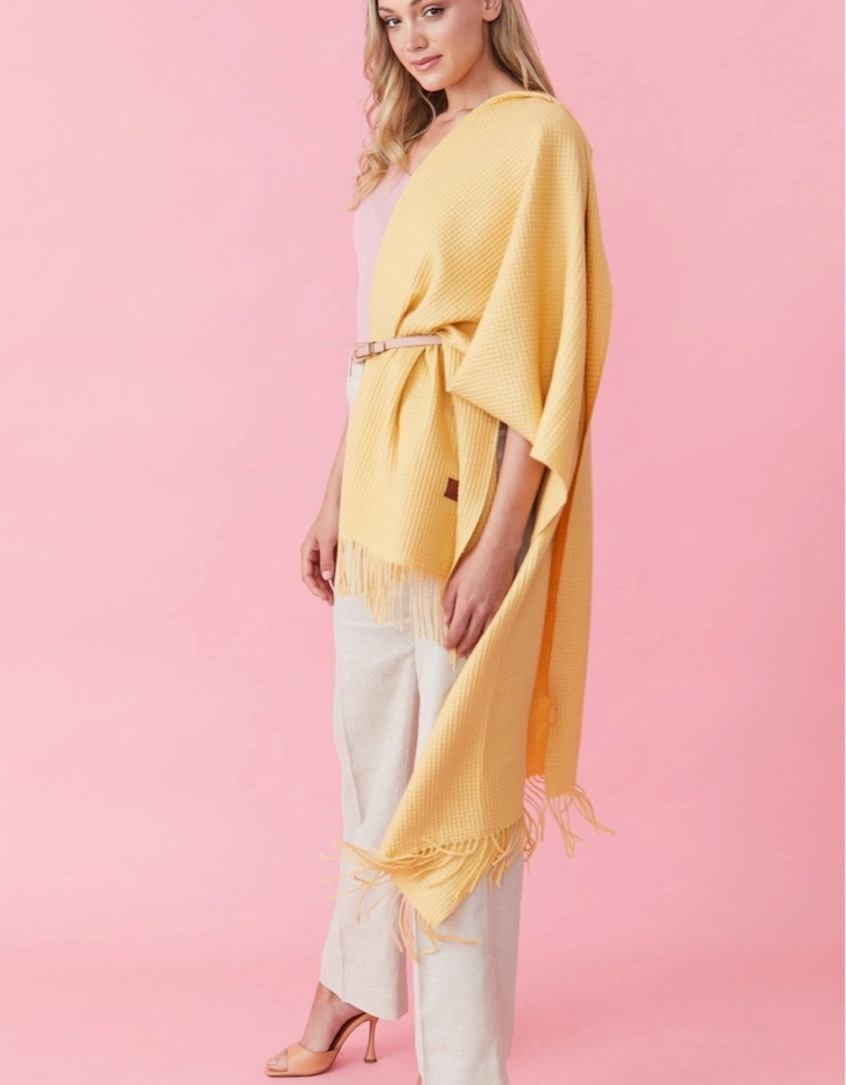 Yellow Cashmere & Silk Blend Wrap