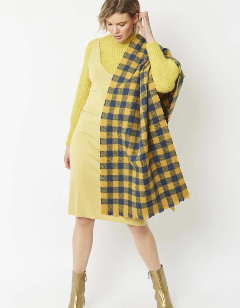 Yellow Cashmere Blend Wrap