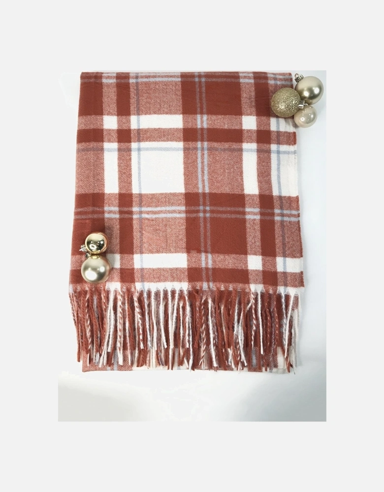 Red Cashmere Blend Wrap