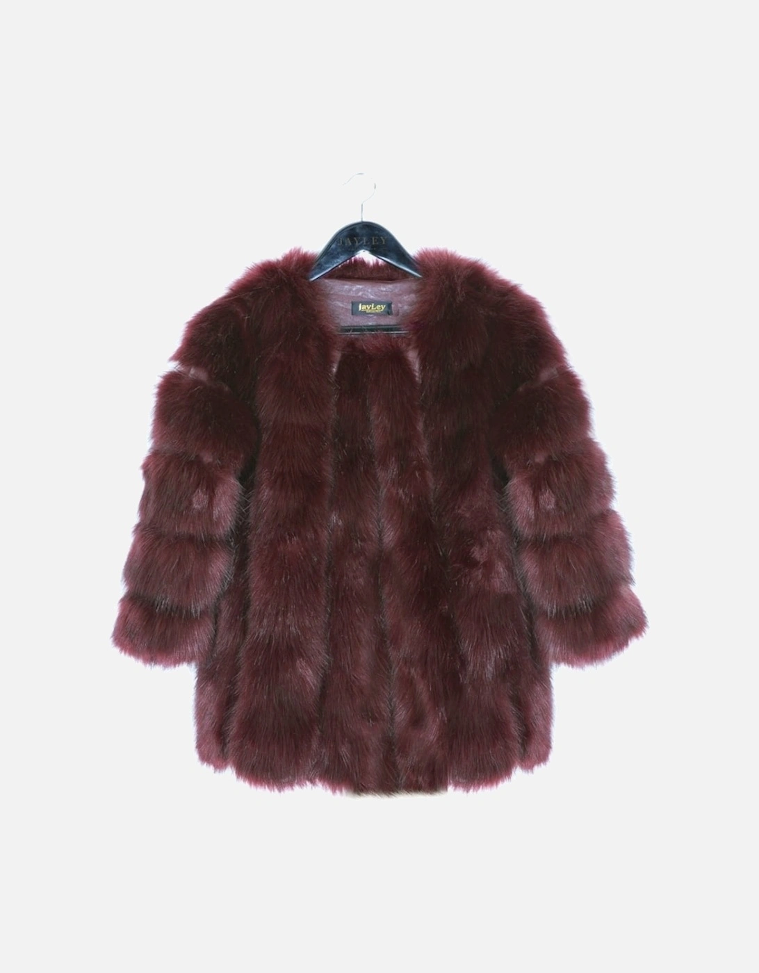 Red Faux Fur Coat, 5 of 4