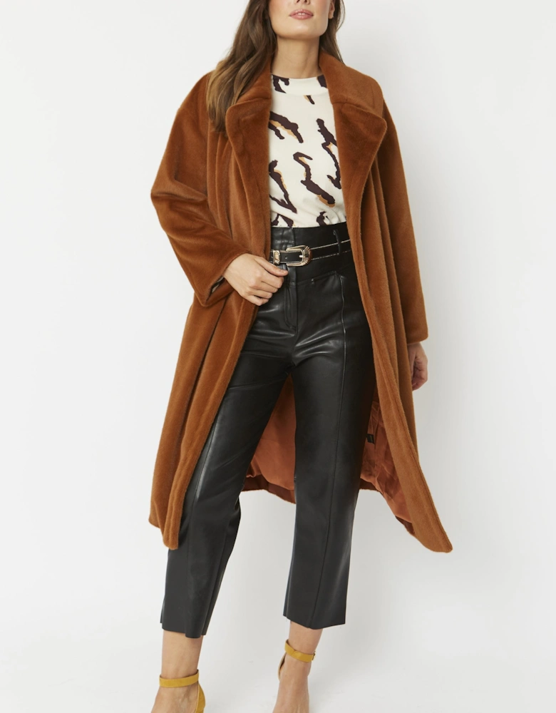 Chocolate Faux Fur Coat