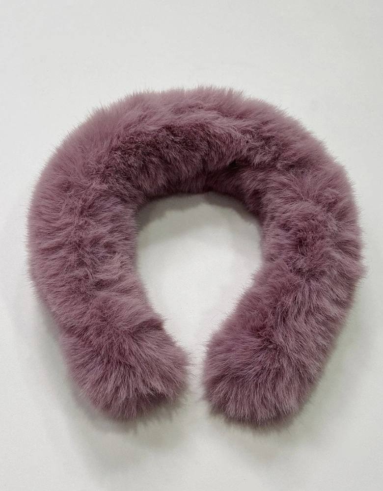 Purple Duchess Faux Fur Headband