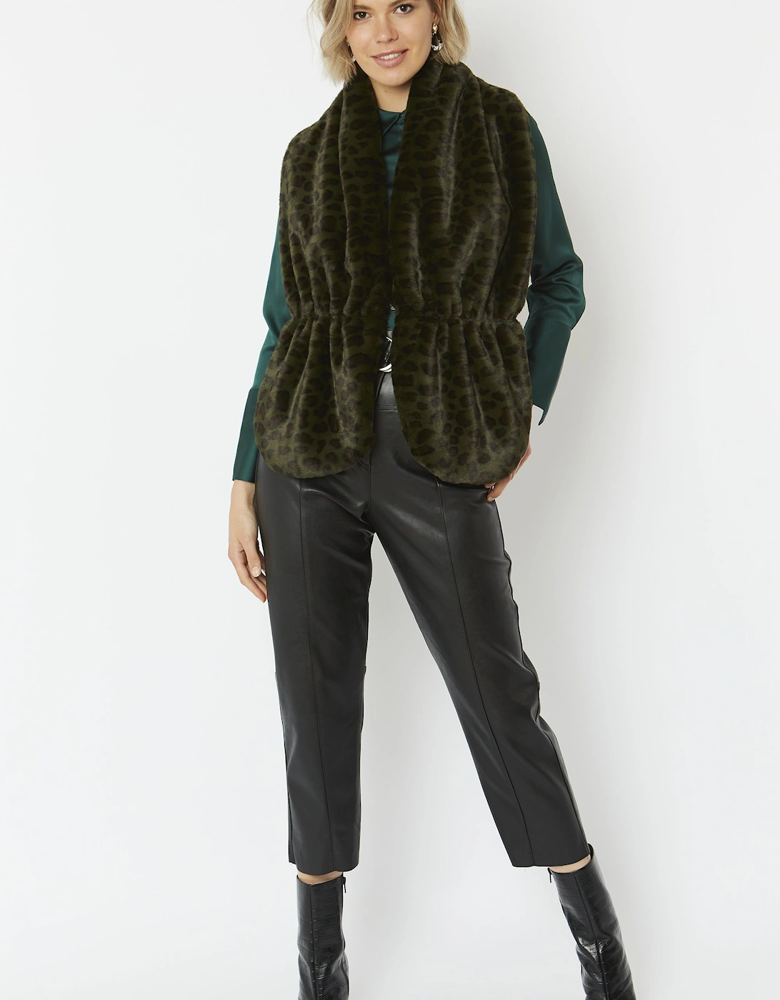 Green Faux Fur Stole, 11 of 10