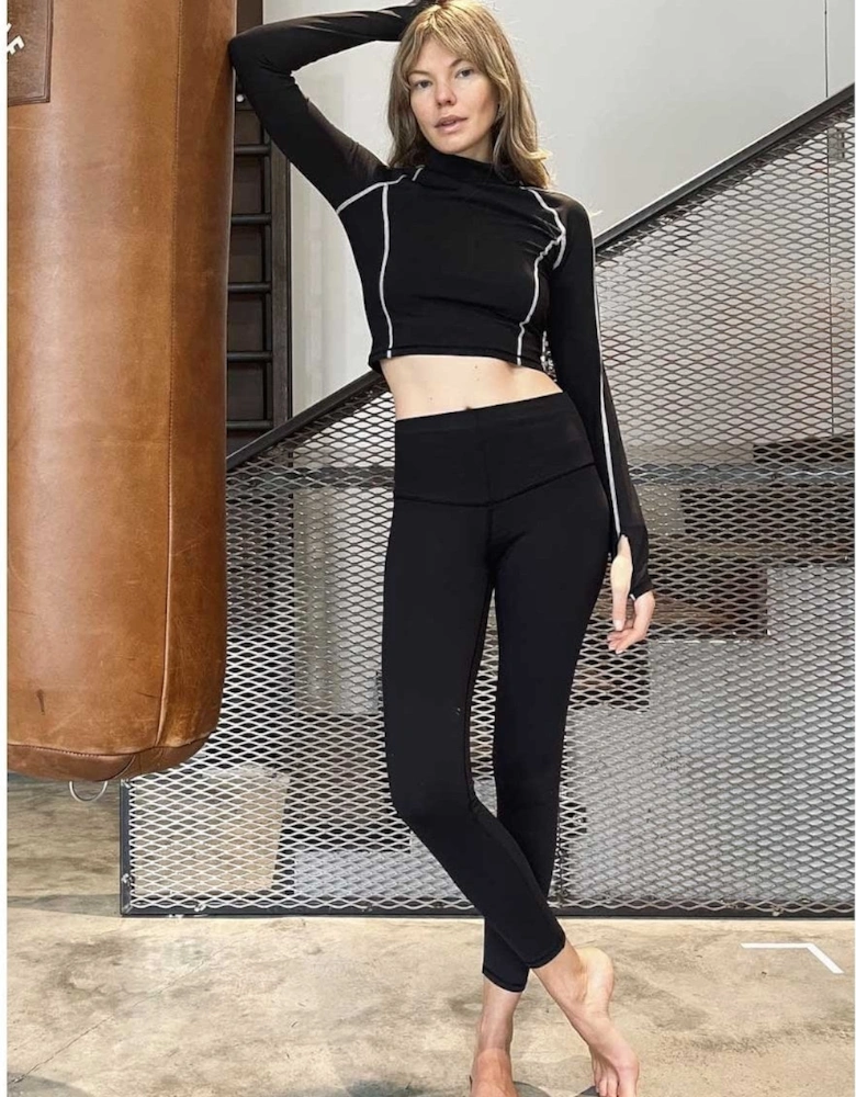 Black Simona Seamless UltraBreathe Top