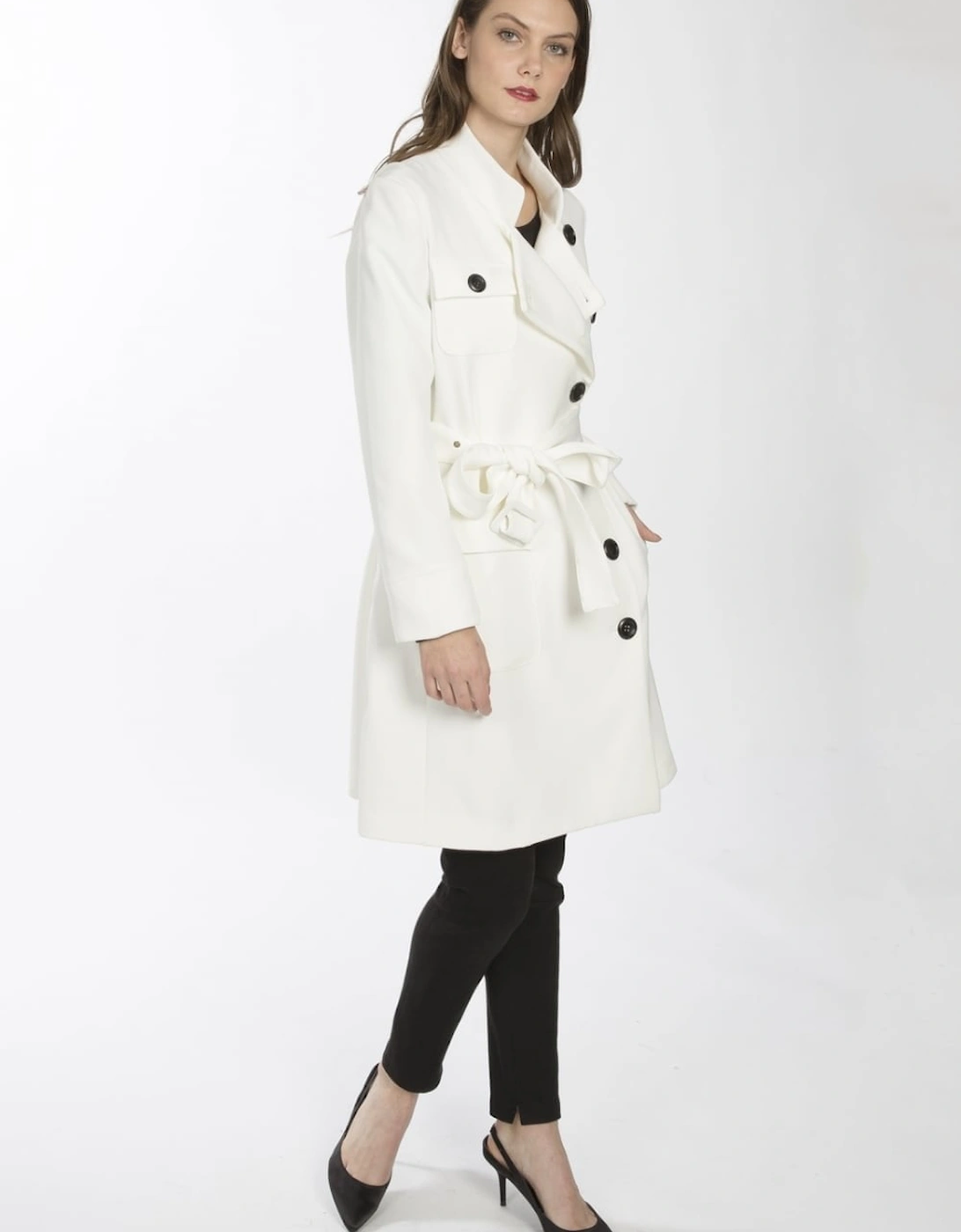 Cream Trench Coat