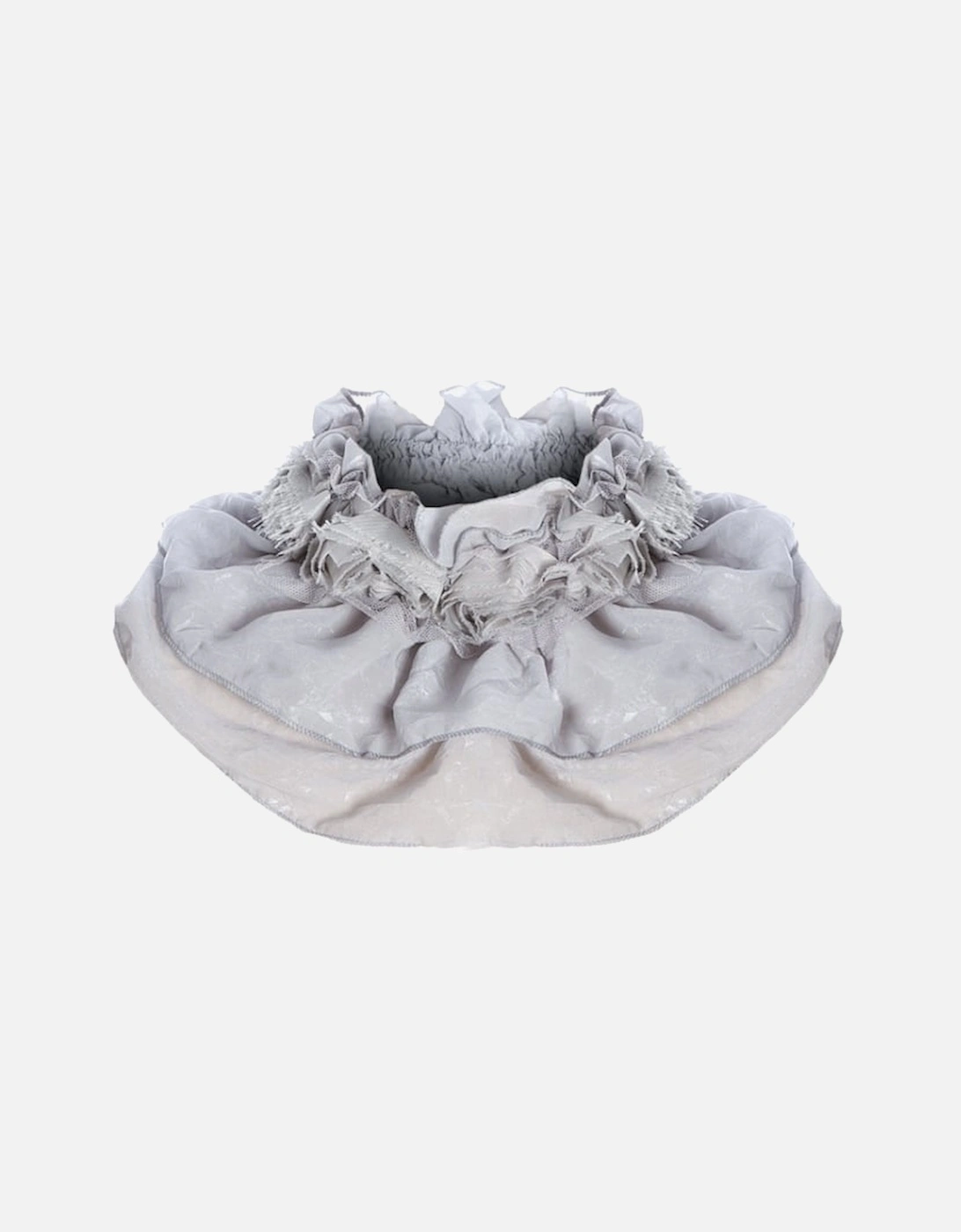 Grey Silk Chiffon Neck Scarf, 5 of 4