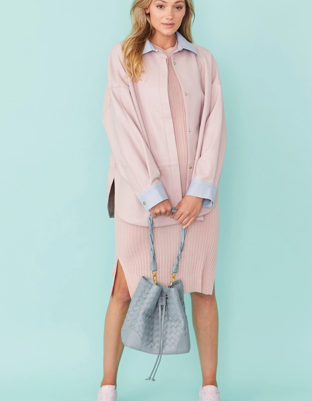 Pink Angelina Oversized Shacket