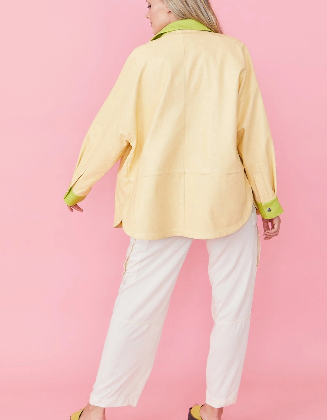 Yellow Angelina Oversized Shacket