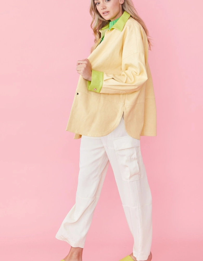 Yellow Angelina Oversized Shacket