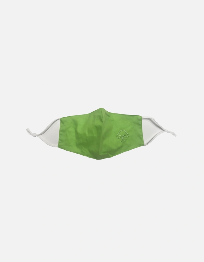 Green Unisex Reusable Fashion Cotton Face Mask with Embroidery