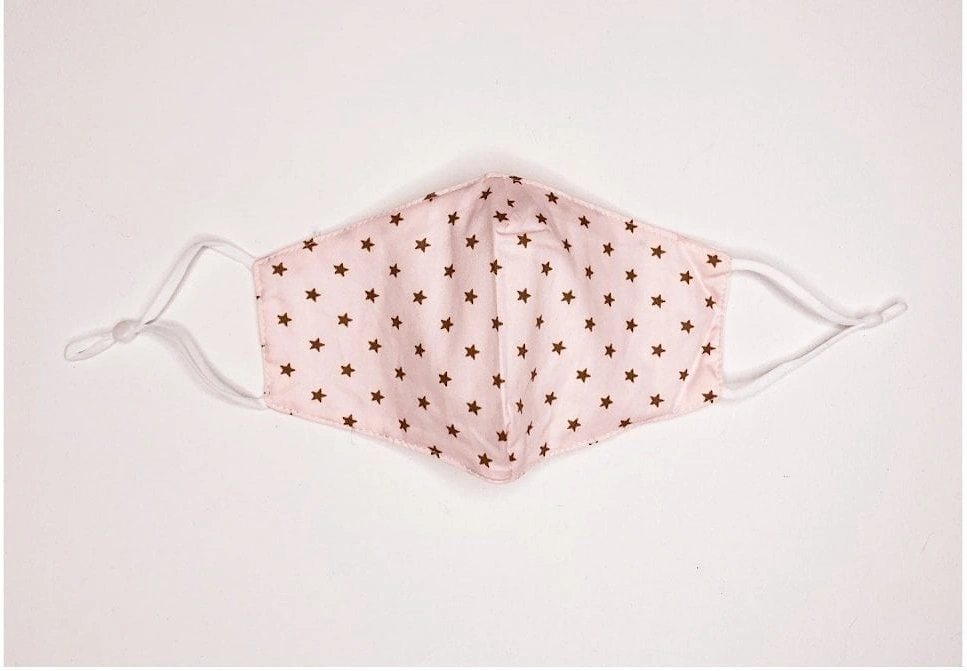 Pink Reusable Cotton Fashion Face Mask, 2 of 1