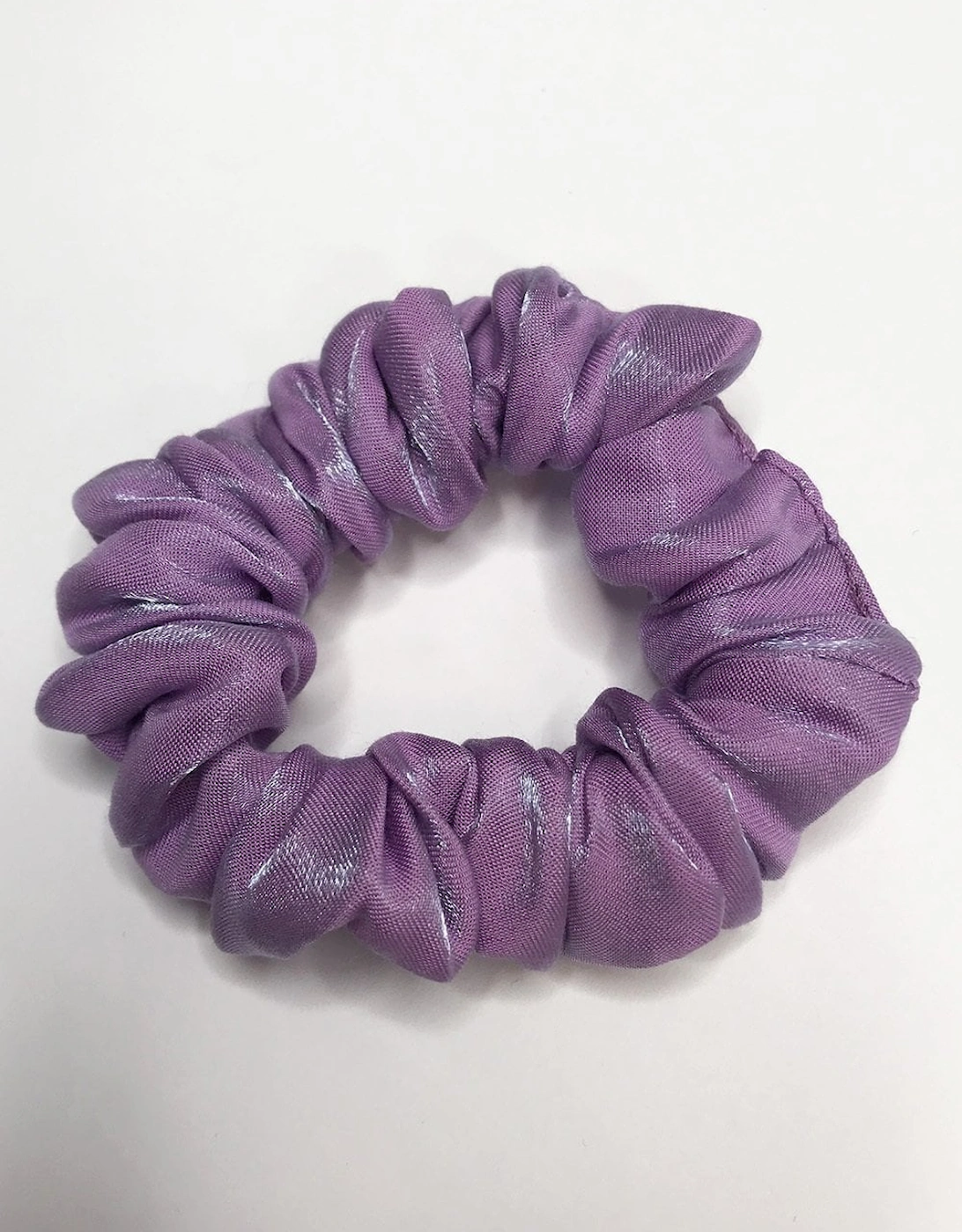 Purple Silk Blend Face Mask, Eye Mask & 2x Scrunchie Set