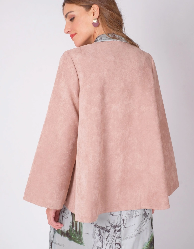 Pink Luxury Faux Suede Jacket