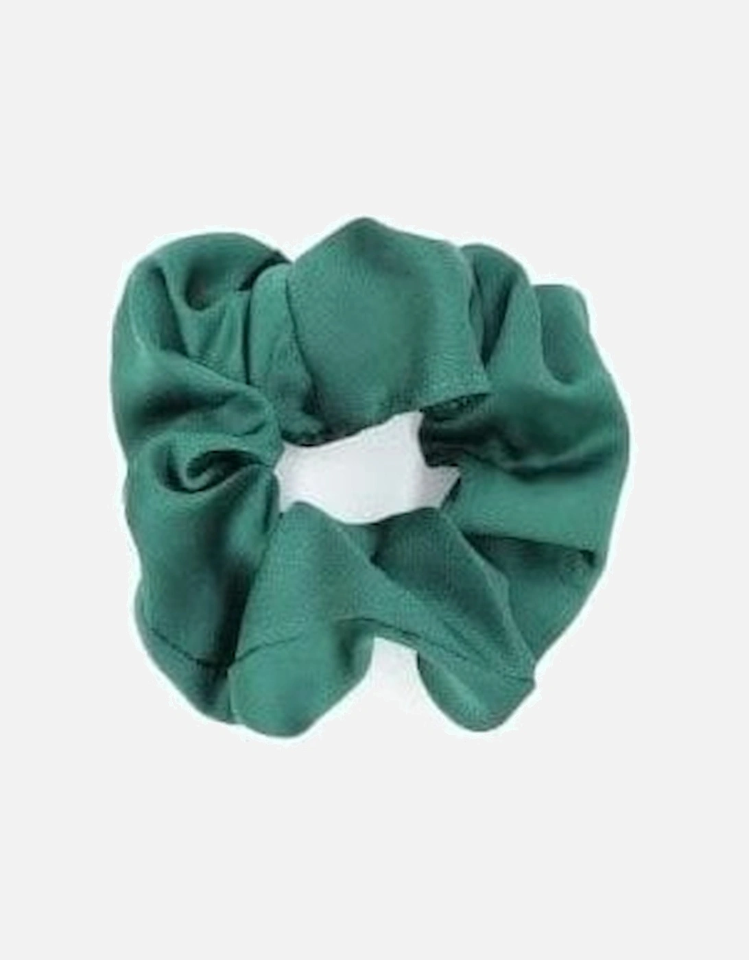 Green Silk Blend Scrunchie, 2 of 1