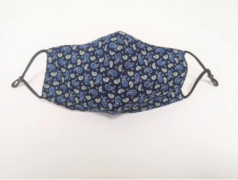 Blue Reusable Cotton Fashion Face Mask