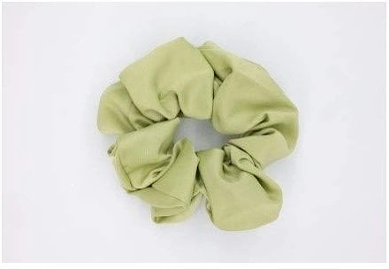 Green Silk Blend Scrunchie, 2 of 1