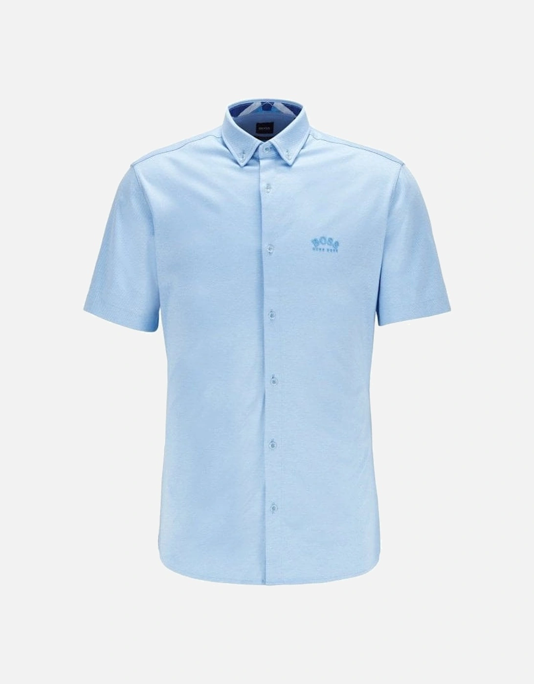 Men's Bright Blue BIADIA R Short Sleeved Shirt, 2 of 1