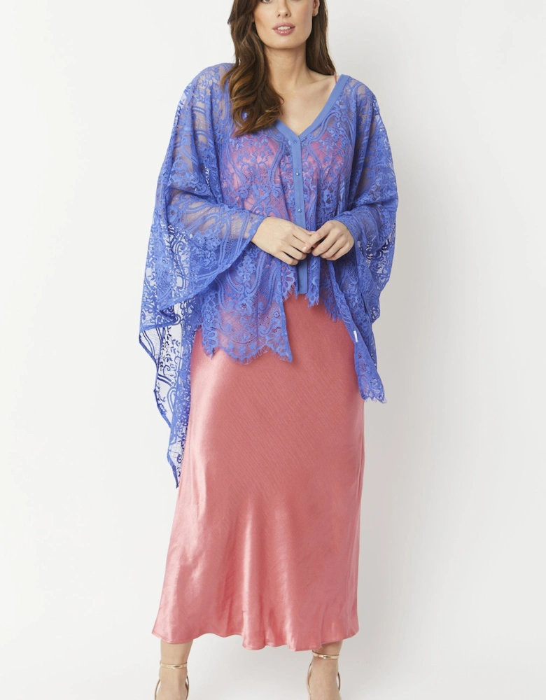 Blue Lace Poncho