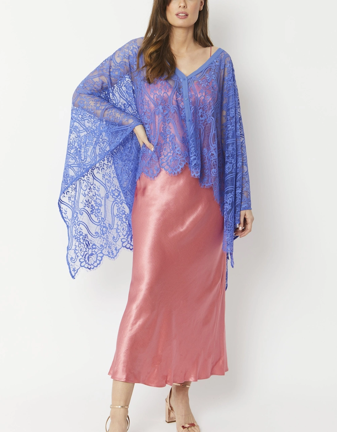 Blue Lace Poncho