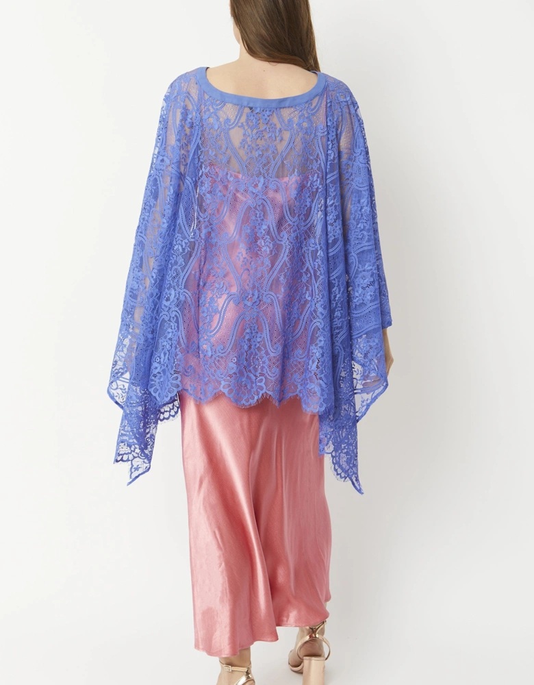 Blue Lace Poncho