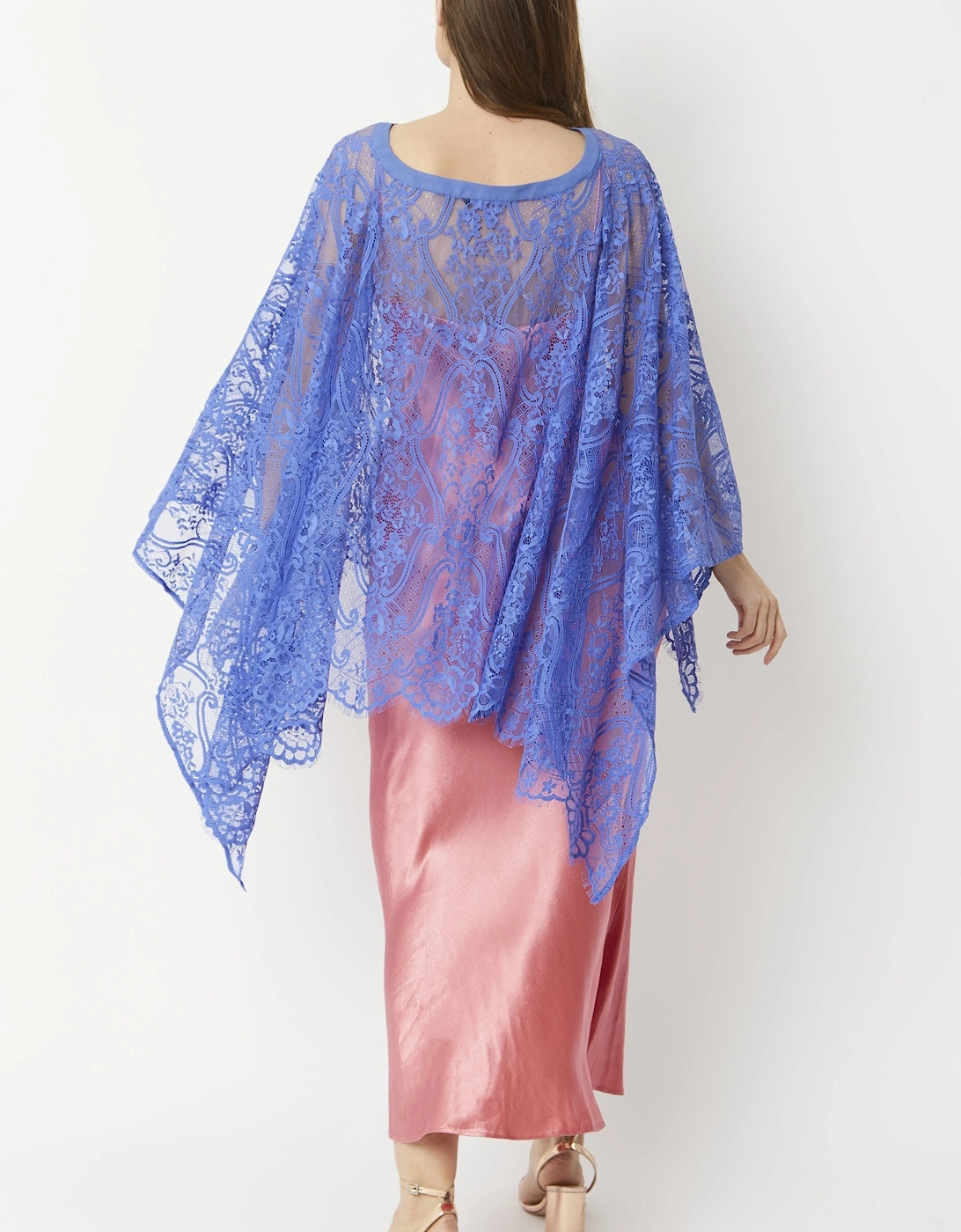 Blue Lace Poncho