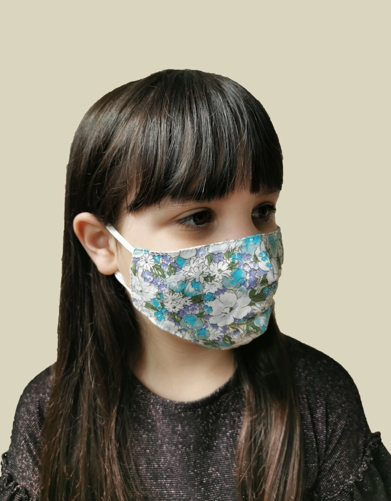 Teal Reusable Cotton Fashion Face Mask
