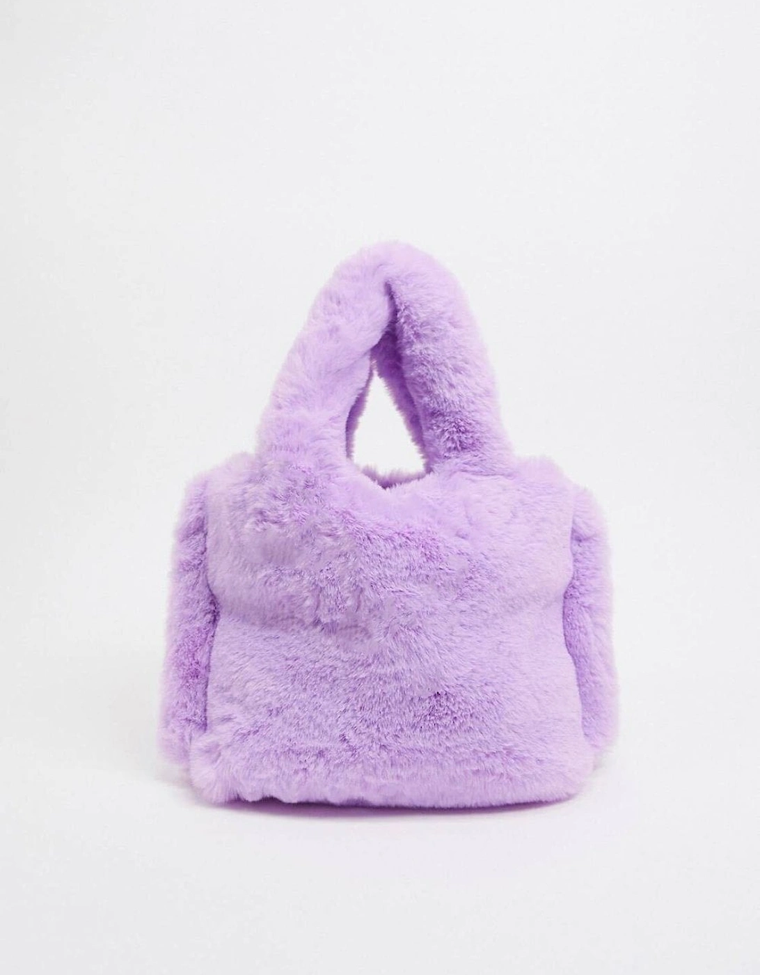 Purple Faux Fur Bag