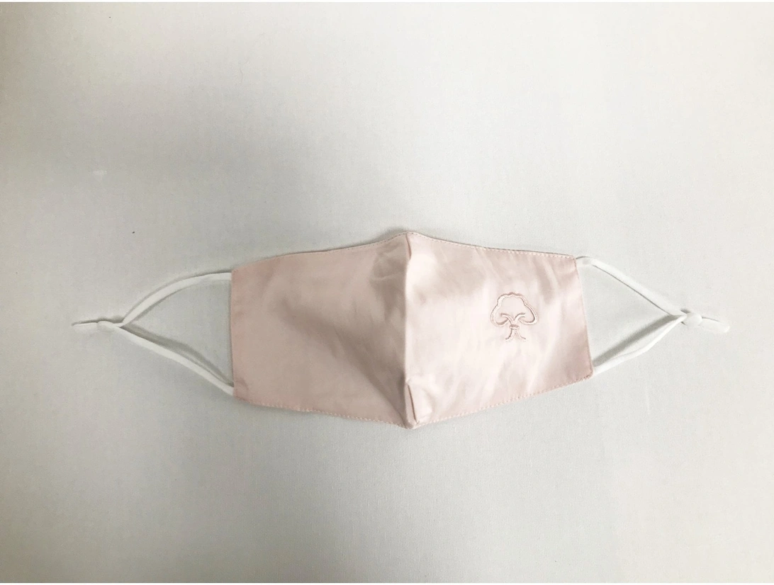 Pink Reusable Cotton Fashion Face Mask with Filter Pocket, 2 of 1